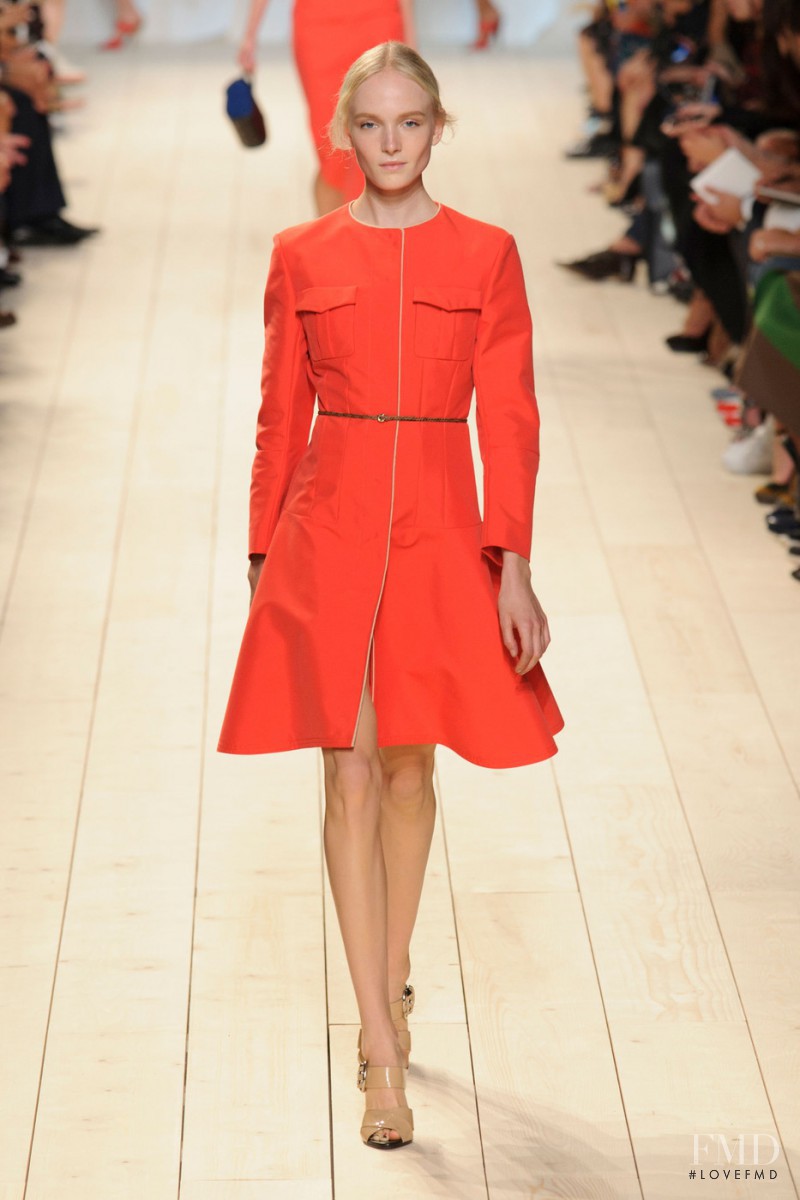 Maja Salamon featured in  the Nina Ricci fashion show for Spring/Summer 2015