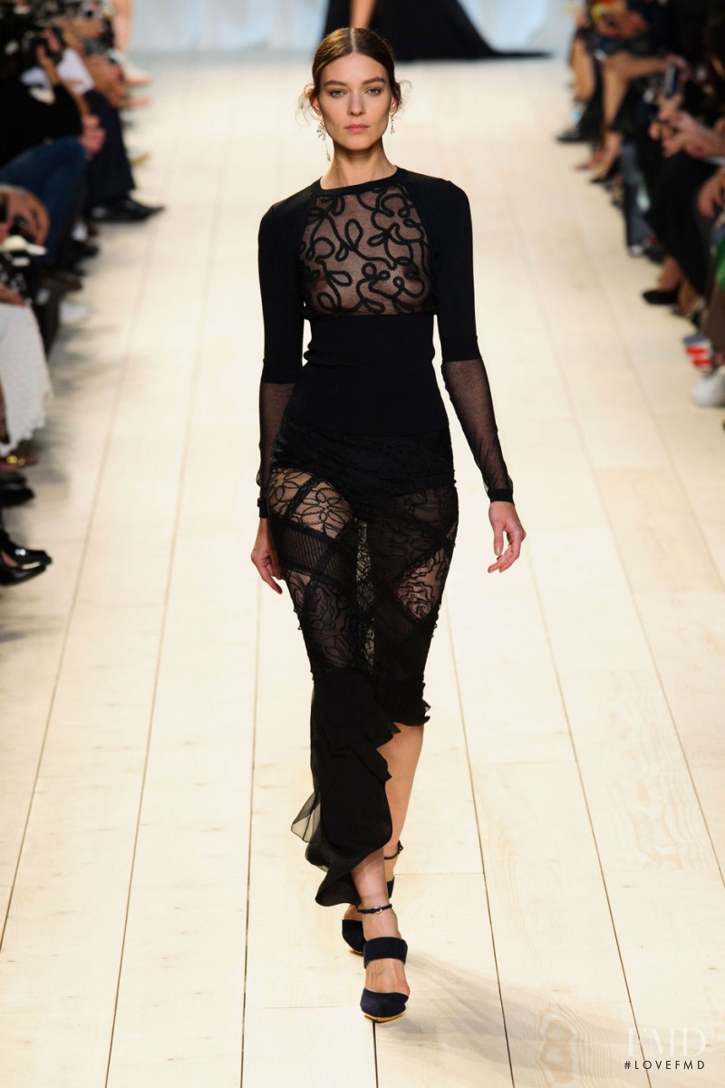 Kati Nescher featured in  the Nina Ricci fashion show for Spring/Summer 2015