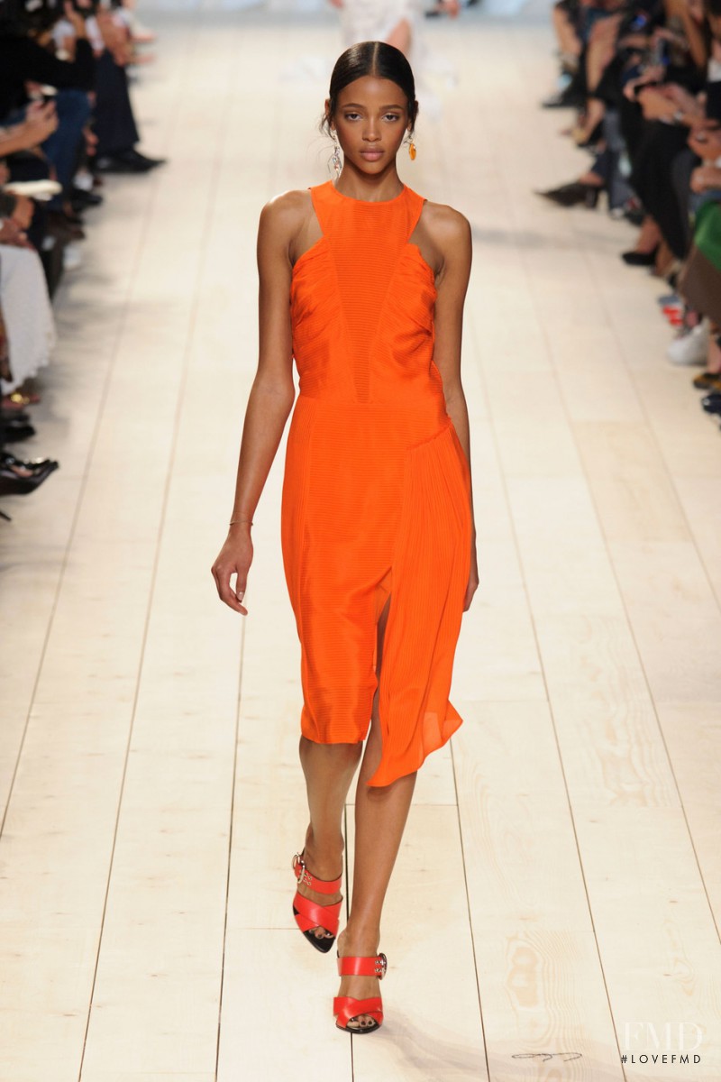Aya Jones featured in  the Nina Ricci fashion show for Spring/Summer 2015