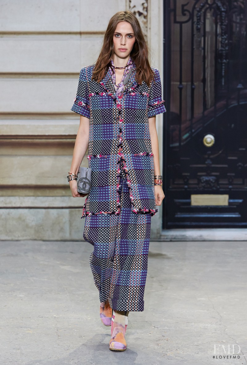Georgia Hilmer featured in  the Chanel fashion show for Spring/Summer 2015