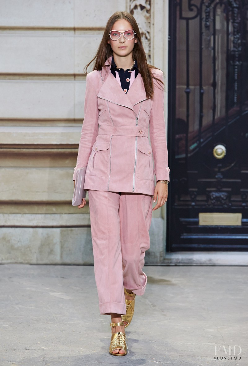 Julia Bergshoeff featured in  the Chanel fashion show for Spring/Summer 2015