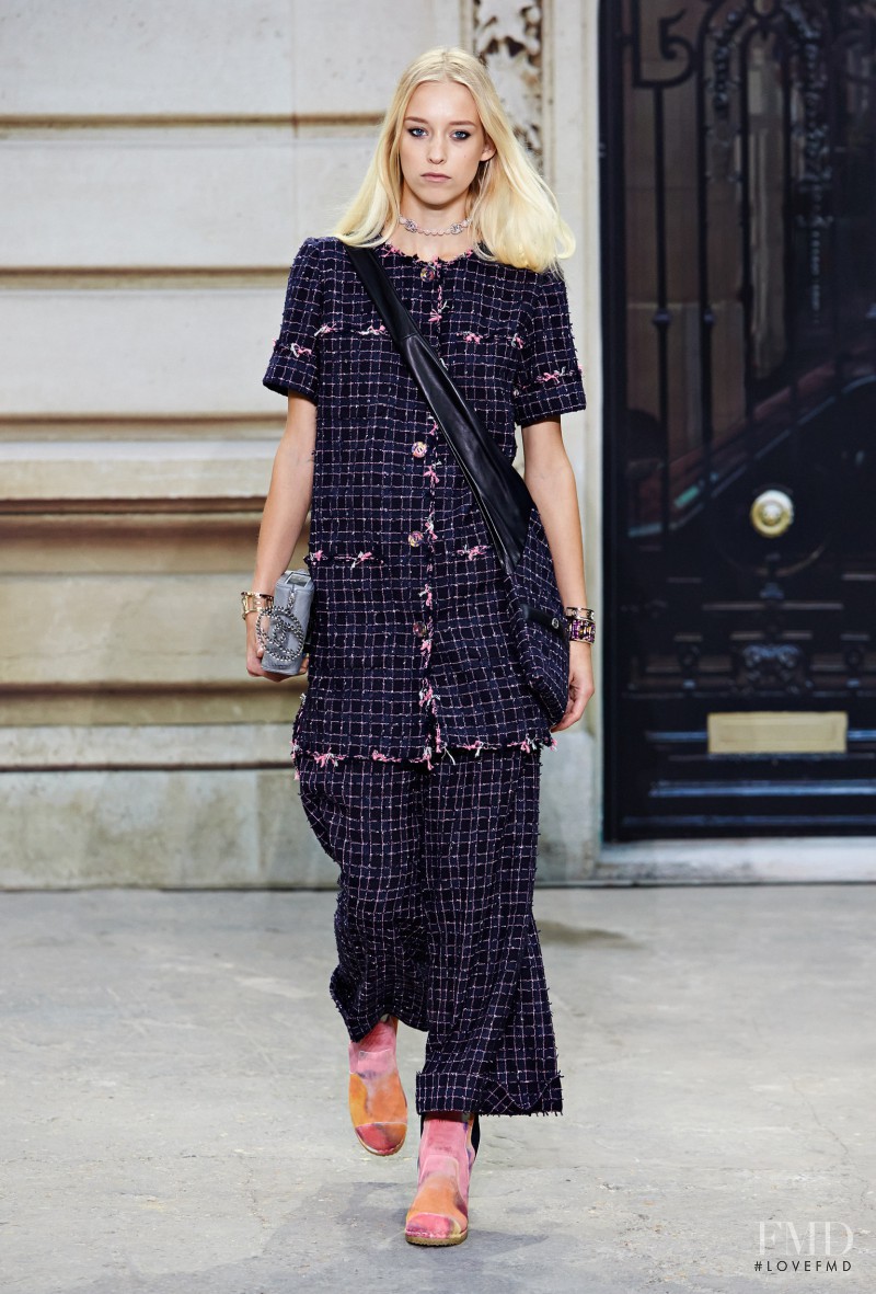 Eva Berzina featured in  the Chanel fashion show for Spring/Summer 2015