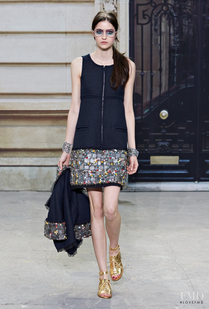 Rachael Robinson featured in  the Chanel fashion show for Spring/Summer 2015
