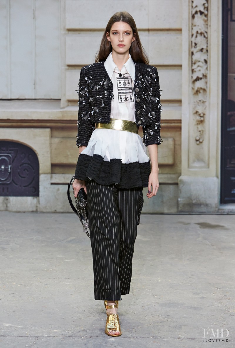 Josephine van Delden featured in  the Chanel fashion show for Spring/Summer 2015