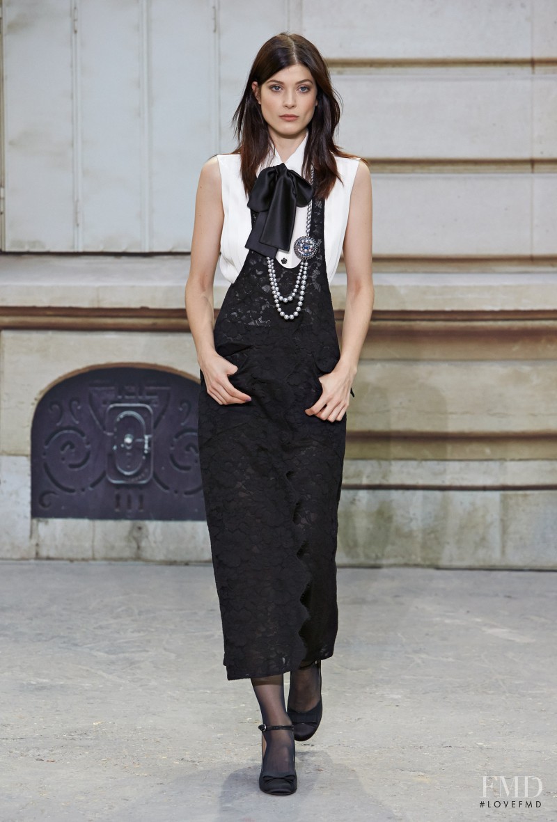 Larissa Hofmann featured in  the Chanel fashion show for Spring/Summer 2015