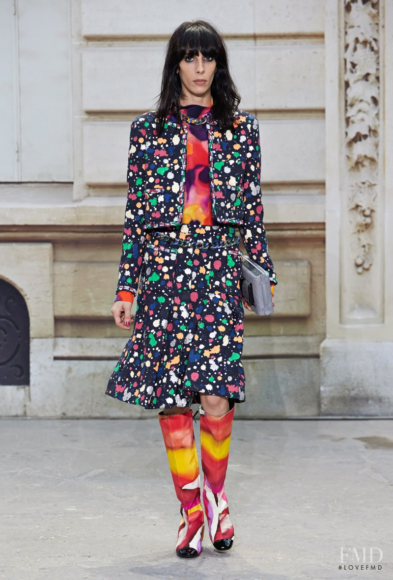 Jamie Bochert featured in  the Chanel fashion show for Spring/Summer 2015
