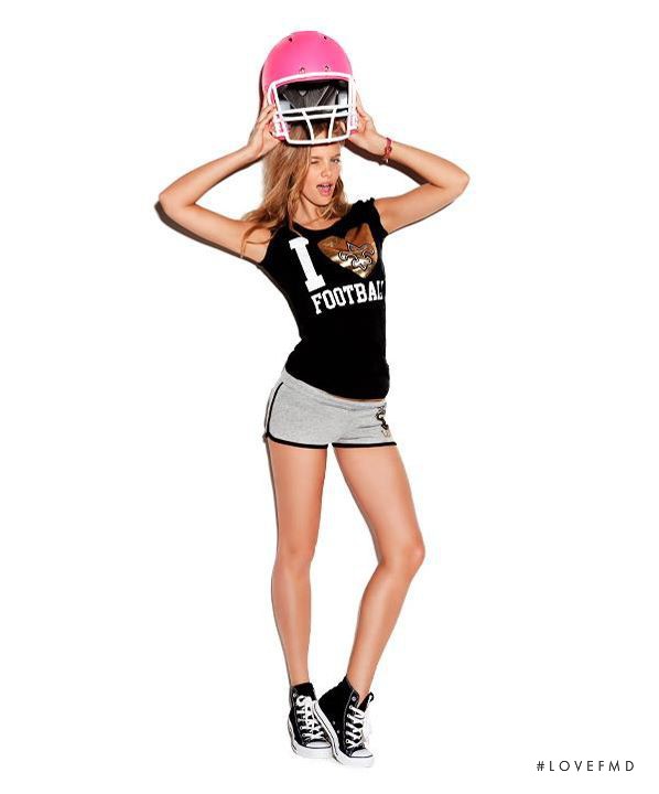 Marloes Horst featured in  the Victoria\'s Secret PINK NFL Collection First Round Picks!  catalogue for Autumn/Winter 2011