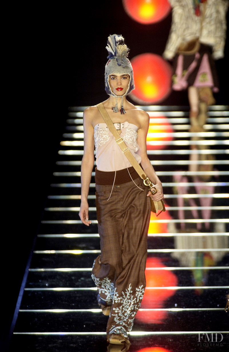 Teresa Lourenço featured in  the Christian Dior fashion show for Autumn/Winter 2002