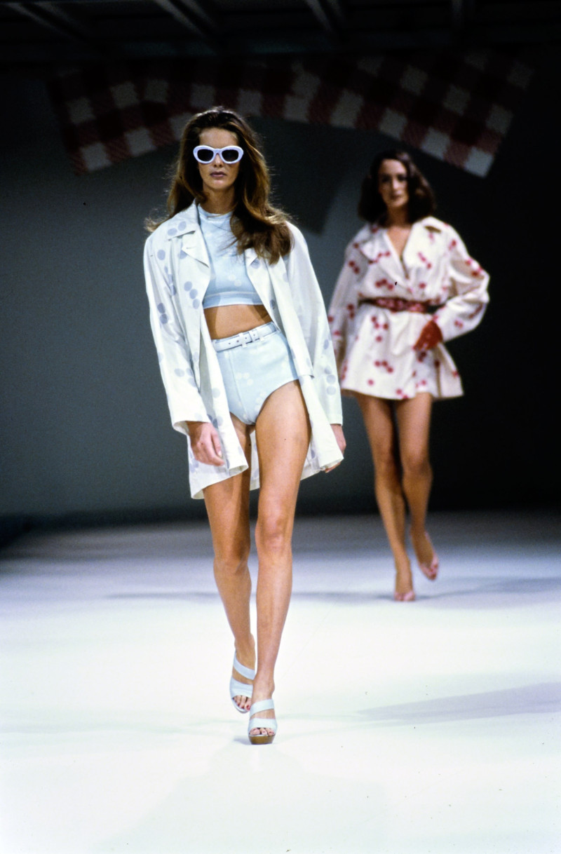 Elle Macpherson featured in  the Alaia fashion show for Spring/Summer 1991