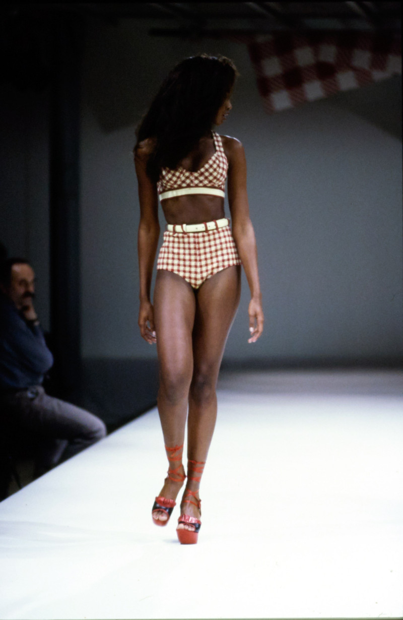 Beverly Peele featured in  the Alaia fashion show for Spring/Summer 1991