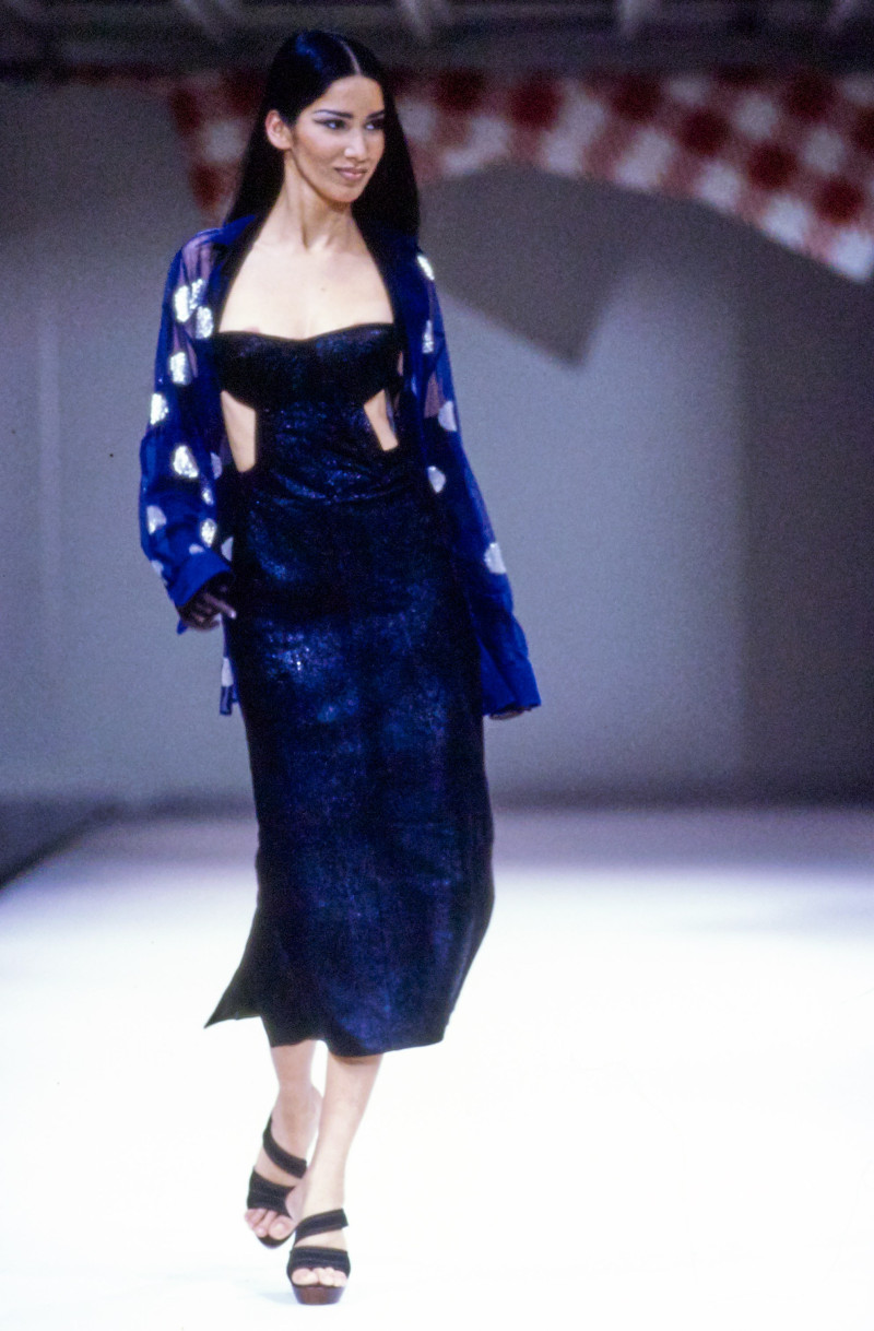 Gurmit Kaur featured in  the Alaia fashion show for Spring/Summer 1991