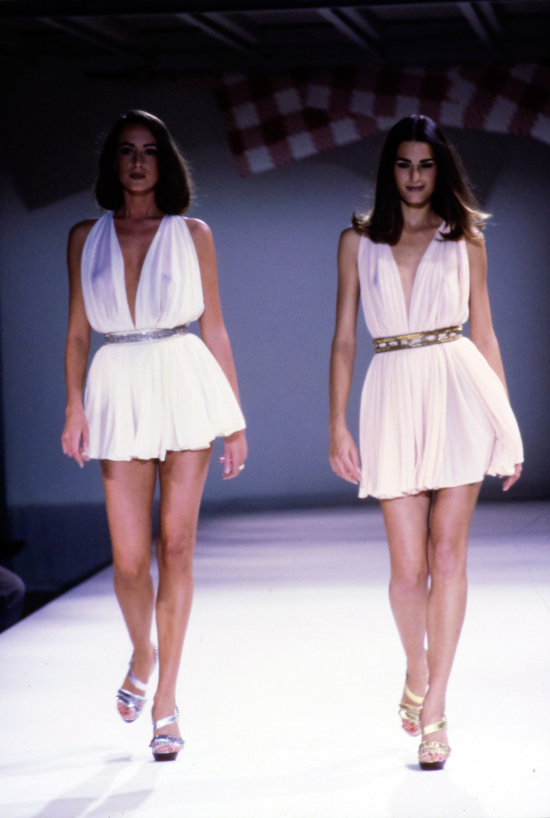 Yasmin Le Bon featured in  the Alaia fashion show for Spring/Summer 1991