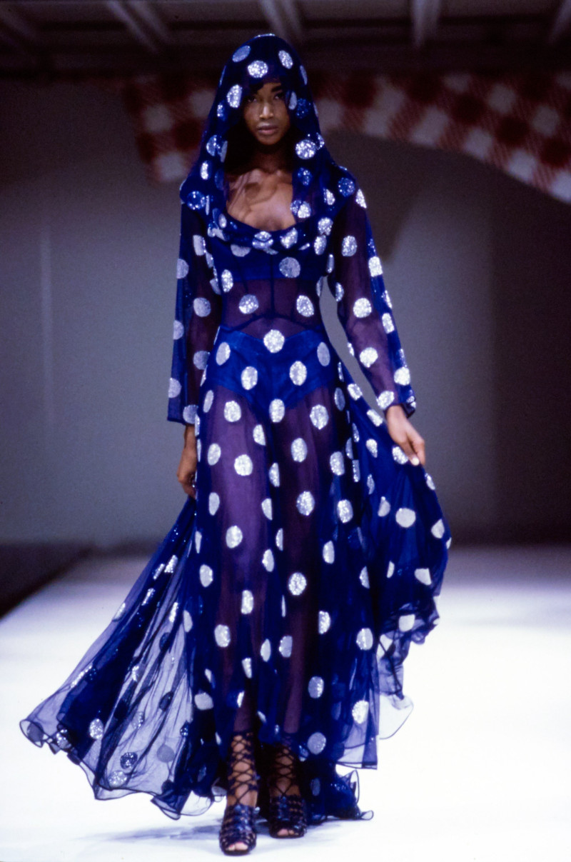 Beverly Peele featured in  the Alaia fashion show for Spring/Summer 1991