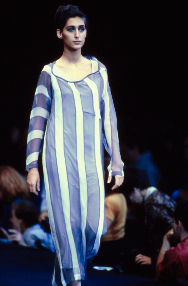 Gisele Zelauy featured in  the Comme Des Garcons fashion show for Spring/Summer 1991