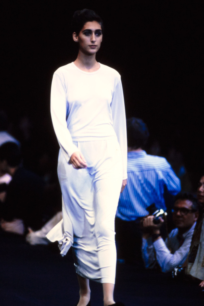 Gisele Zelauy featured in  the Comme Des Garcons fashion show for Spring/Summer 1991