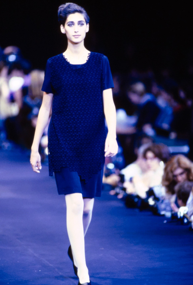 Marpessa Hennink featured in  the Comme Des Garcons fashion show for Spring/Summer 1991