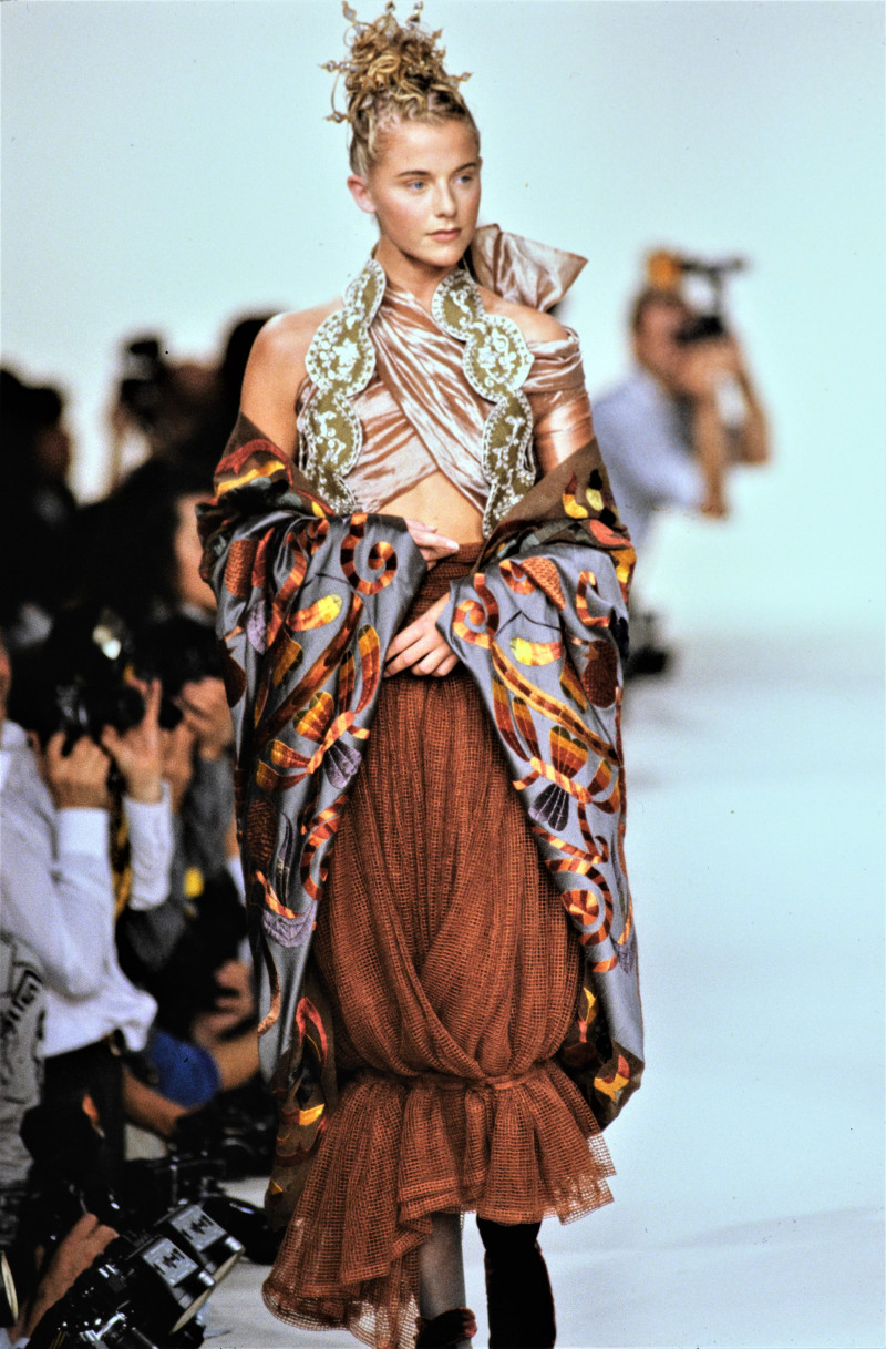 Romeo Gigli fashion show for Spring/Summer 1990