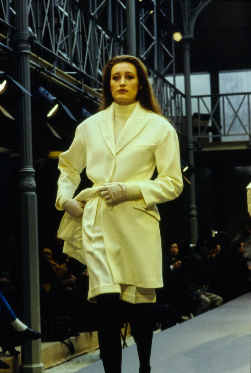 Marie Sophie Wilson-Carr featured in  the Alaia fashion show for Autumn/Winter 1989