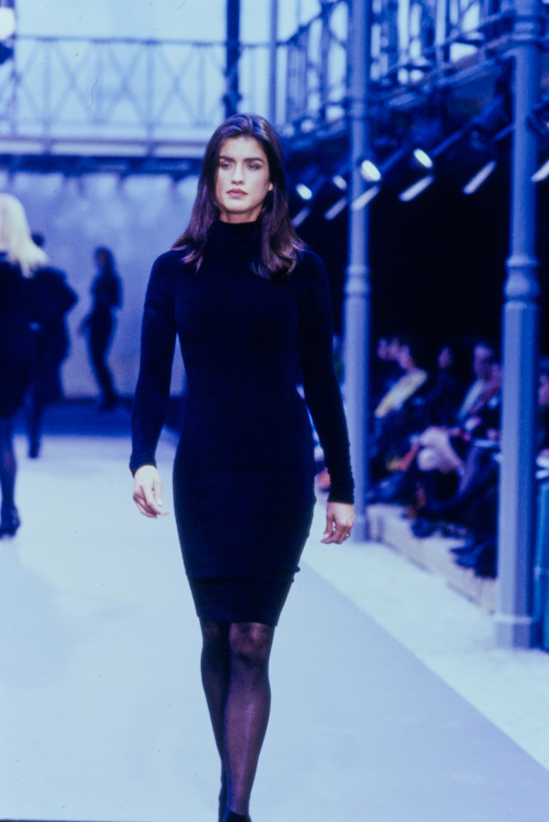 Janice Dickinson featured in  the Alaia fashion show for Autumn/Winter 1989