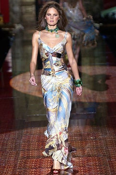 Roberto Cavalli fashion show for Spring/Summer 2003