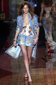 Roberto Cavalli fashion show for Spring/Summer 2003