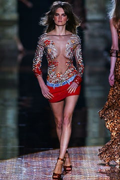 Roberto Cavalli fashion show for Spring/Summer 2003