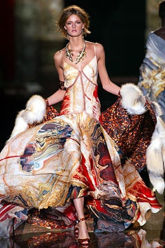 Roberto Cavalli fashion show for Spring/Summer 2003