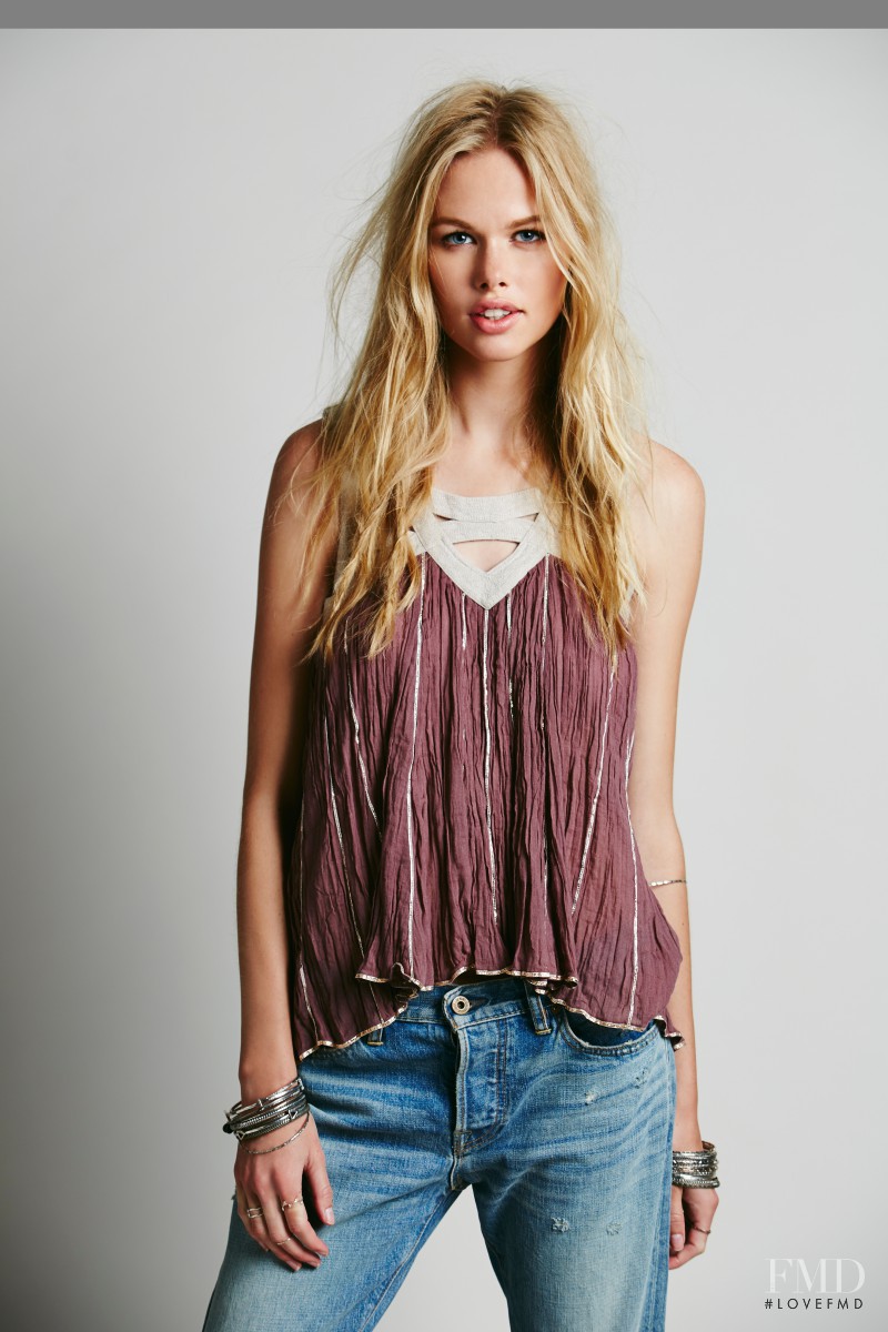 Emma Stern Nielsen featured in  the Free People catalogue for Summer 2014