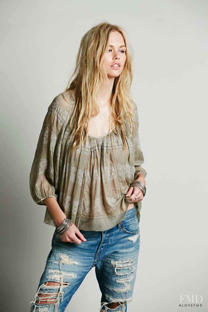 Emma Stern Nielsen featured in  the Free People catalogue for Summer 2014