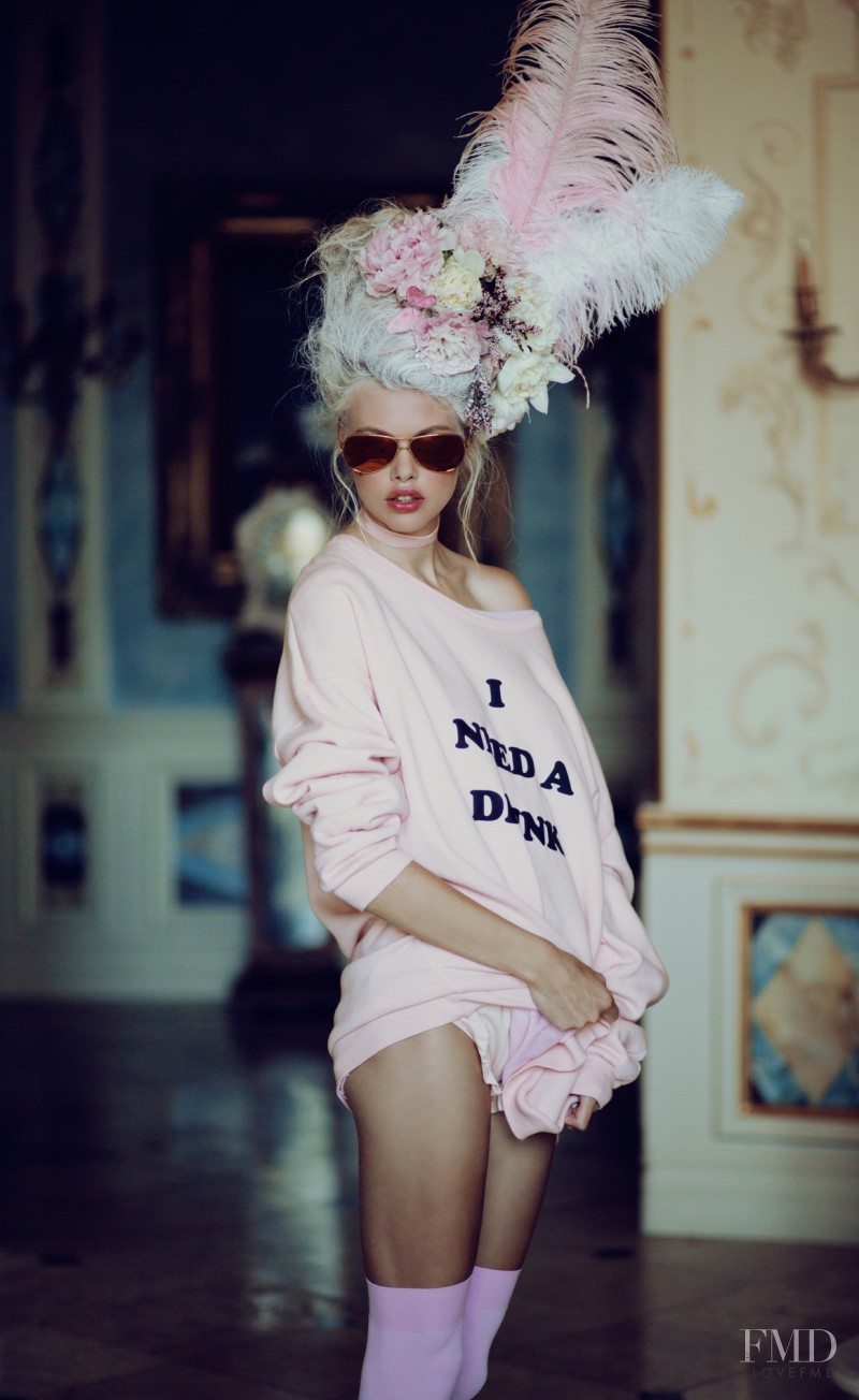 Emma Stern Nielsen featured in  the Wildfox catalogue for Fall 2014