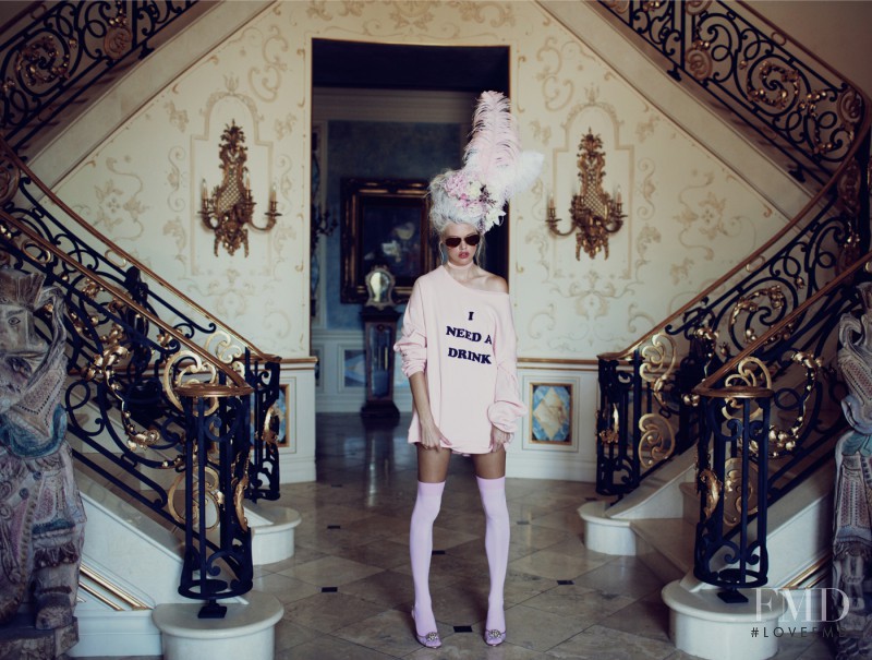 Emma Stern Nielsen featured in  the Wildfox catalogue for Fall 2014