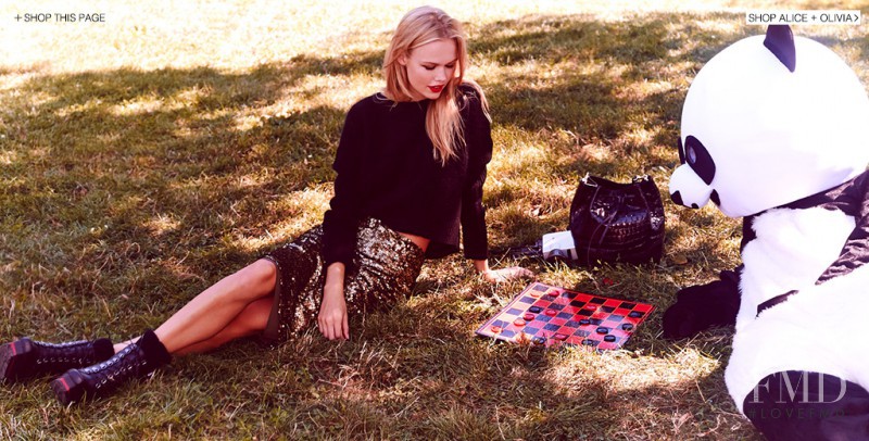 Emma Stern Nielsen featured in  the Alice + Olivia catalogue for Fall 2014