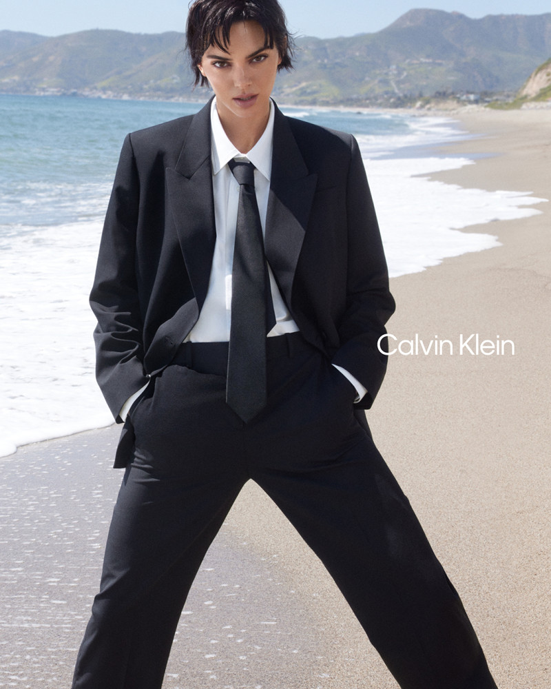 Kendall Jenner featured in  the Calvin Klein Womenswear Campaign advertisement for Fall 2024