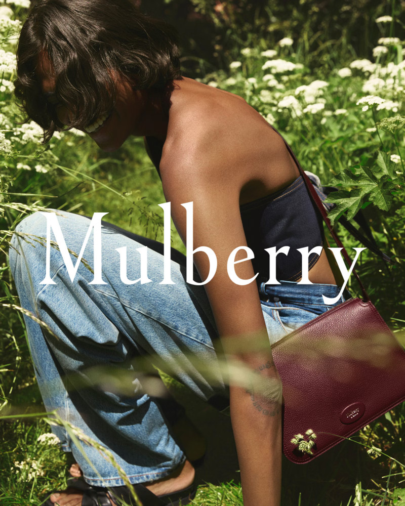 Barathy Akkan featured in  the Mulberry advertisement for Autumn/Winter 2024