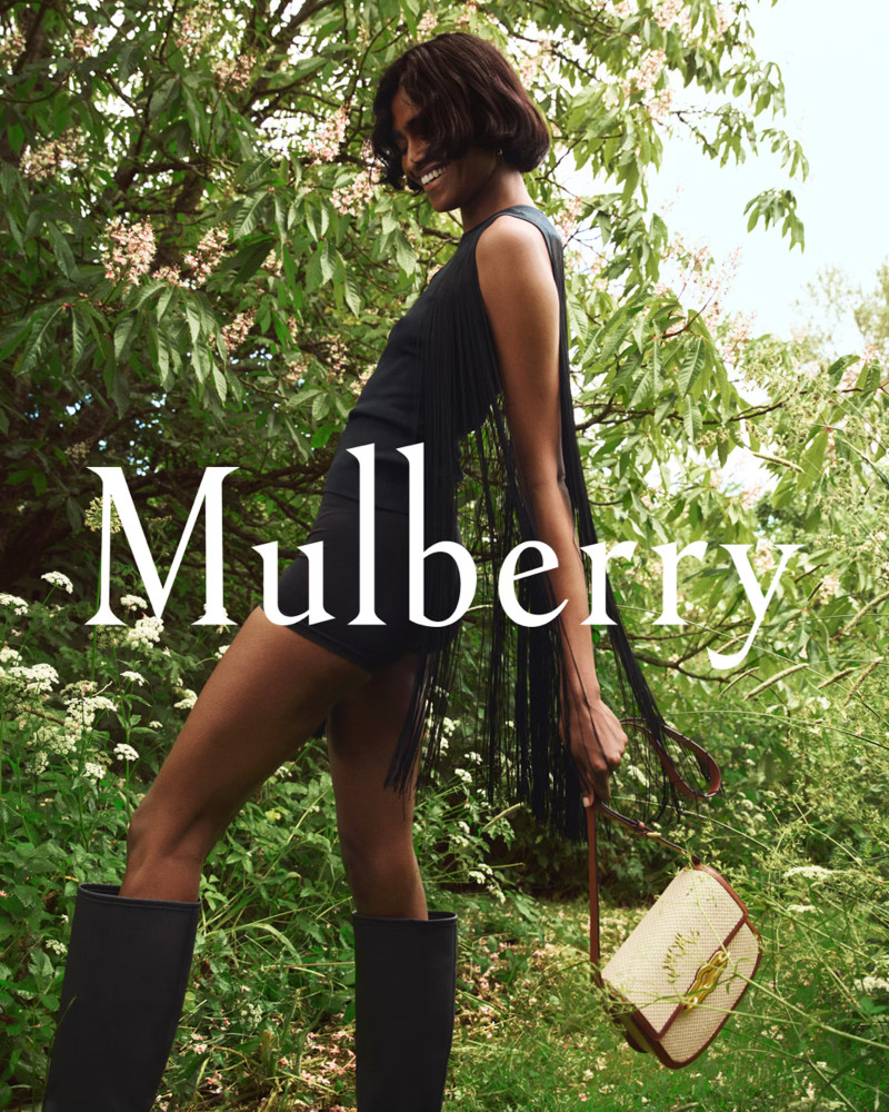 Barathy Akkan featured in  the Mulberry advertisement for Autumn/Winter 2024