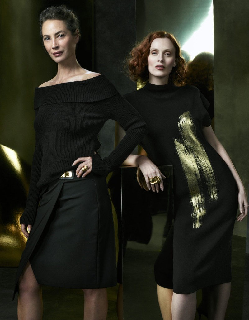 Christy Turlington featured in  the Donna Karan New York advertisement for Autumn/Winter 2024