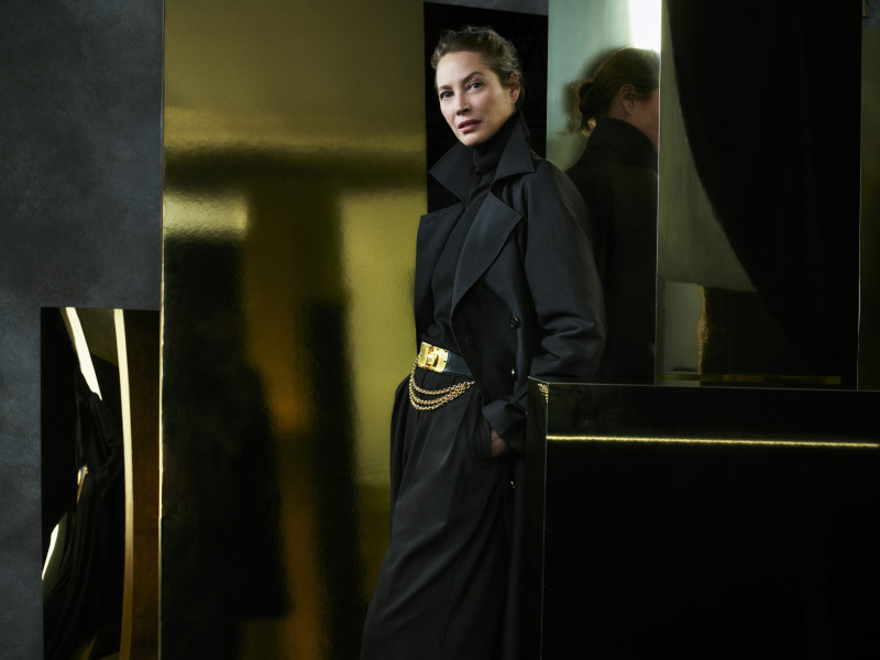 Christy Turlington featured in  the Donna Karan New York advertisement for Autumn/Winter 2024