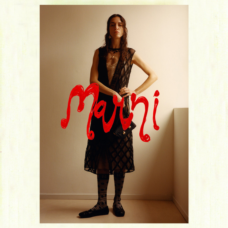 Chiara Pino featured in  the Marni Vol 1 advertisement for Autumn/Winter 2024