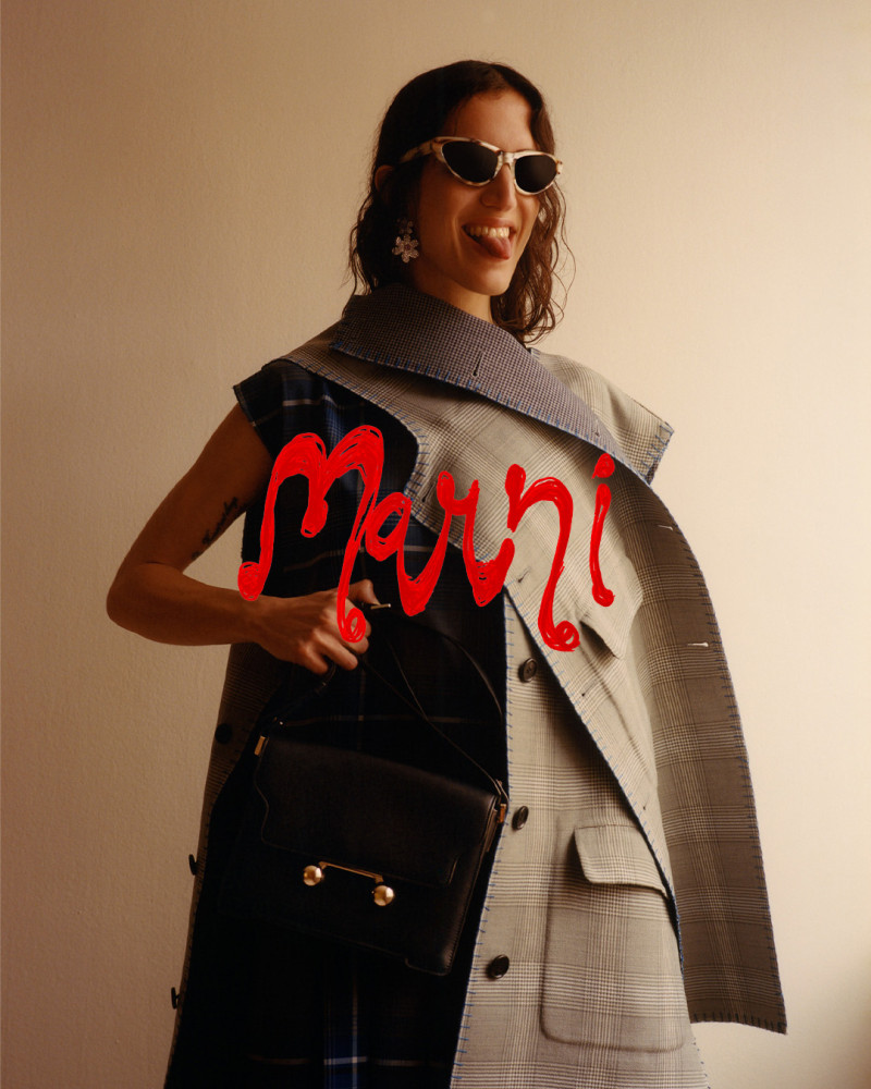 Chiara Pino featured in  the Marni Vol 1 advertisement for Autumn/Winter 2024