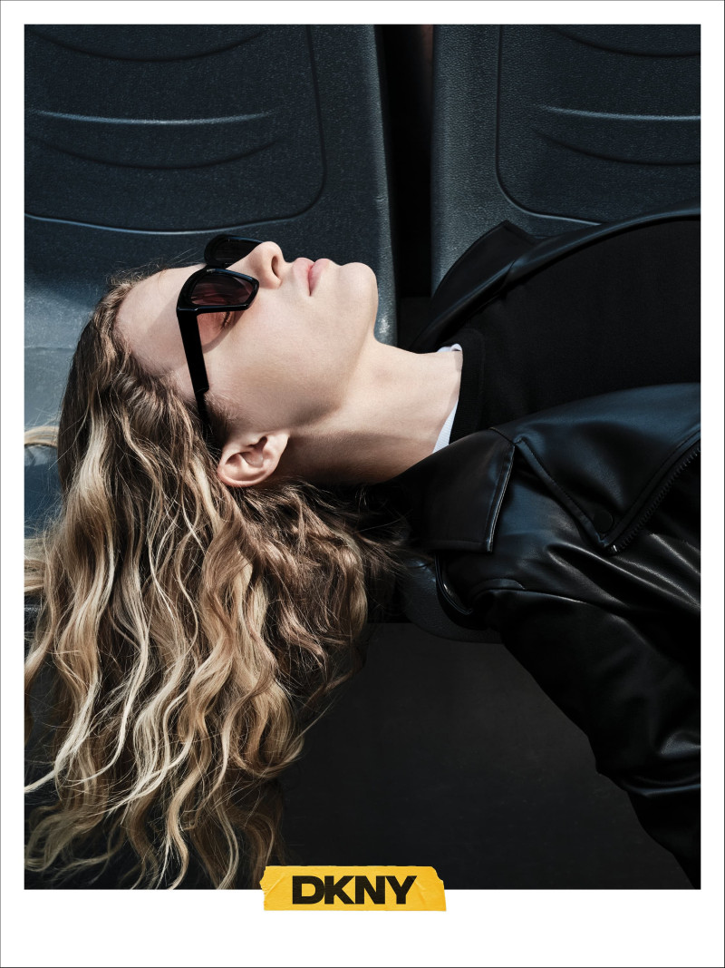 Felice Noordhoff featured in  the DKNY advertisement for Fall 2024