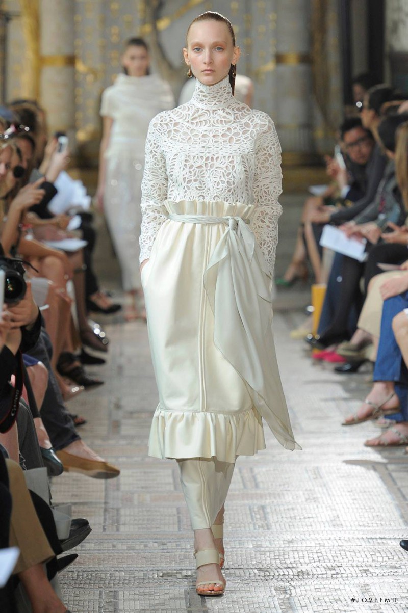 Nika Cole featured in  the Christophe Josse fashion show for Autumn/Winter 2013