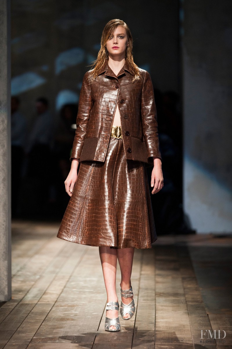 Sigrid Agren featured in  the Prada fashion show for Autumn/Winter 2013