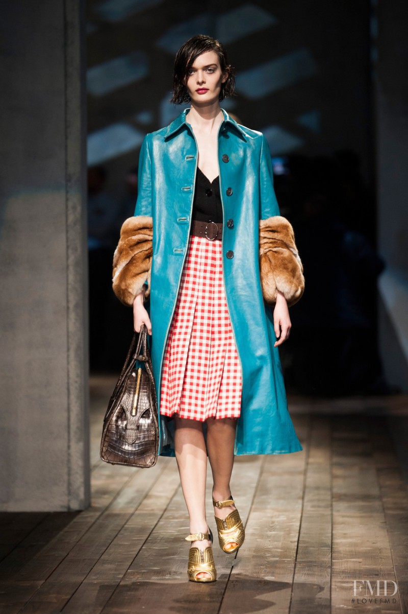 Sam Rollinson featured in  the Prada fashion show for Autumn/Winter 2013