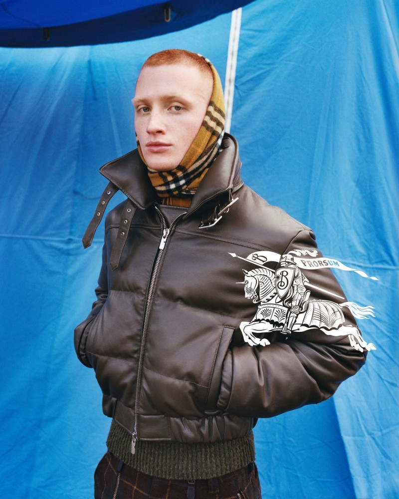 Adwoa Aboah featured in  the Burberry advertisement for Autumn/Winter 2024