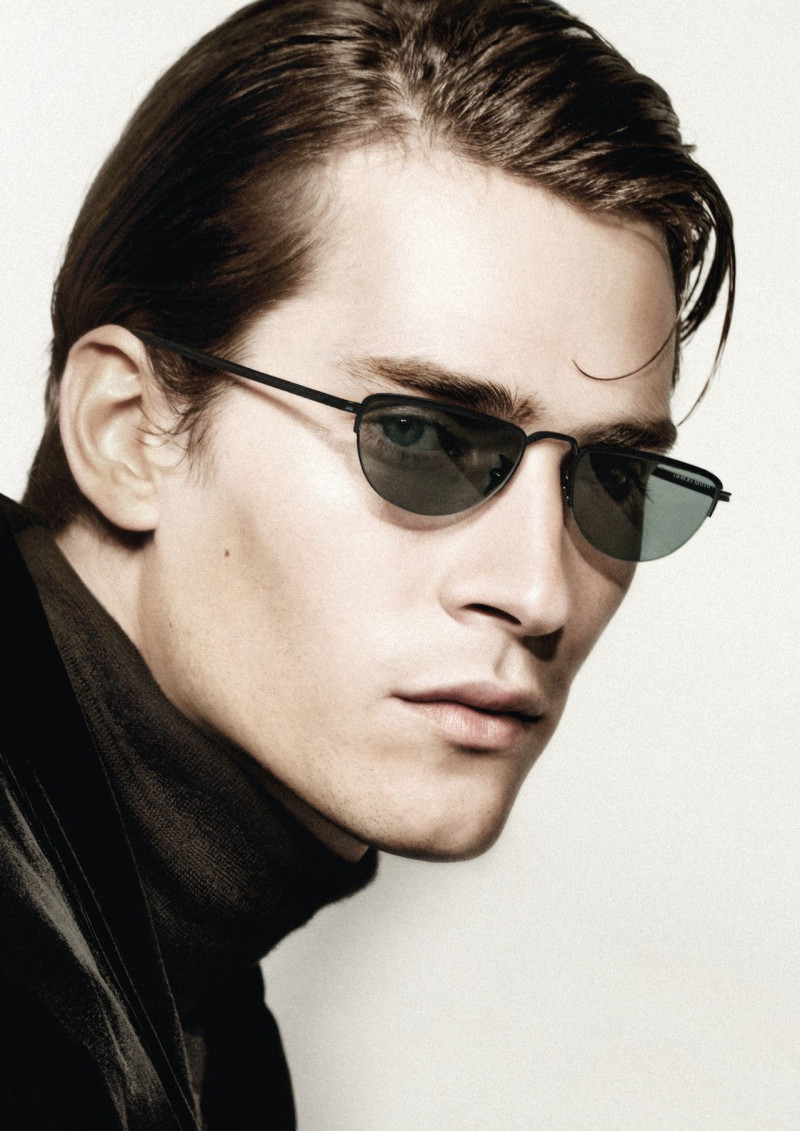 Diogo Gomes featured in  the Giorgio Armani advertisement for Autumn/Winter 2024