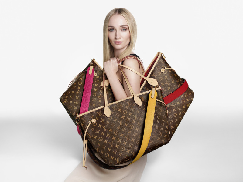 Louis Vuitton Neverfull Inside Out Bag 2024 Campaign advertisement for Autumn/Winter 2024