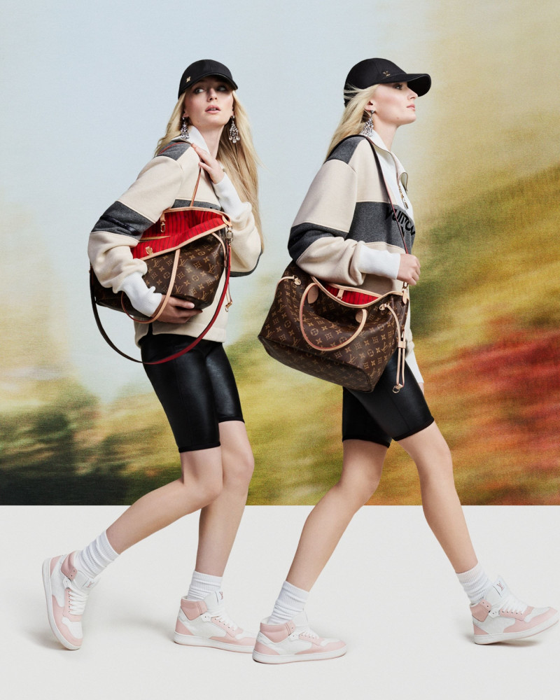 Louis Vuitton Neverfull Inside Out Bag 2024 Campaign advertisement for Autumn/Winter 2024
