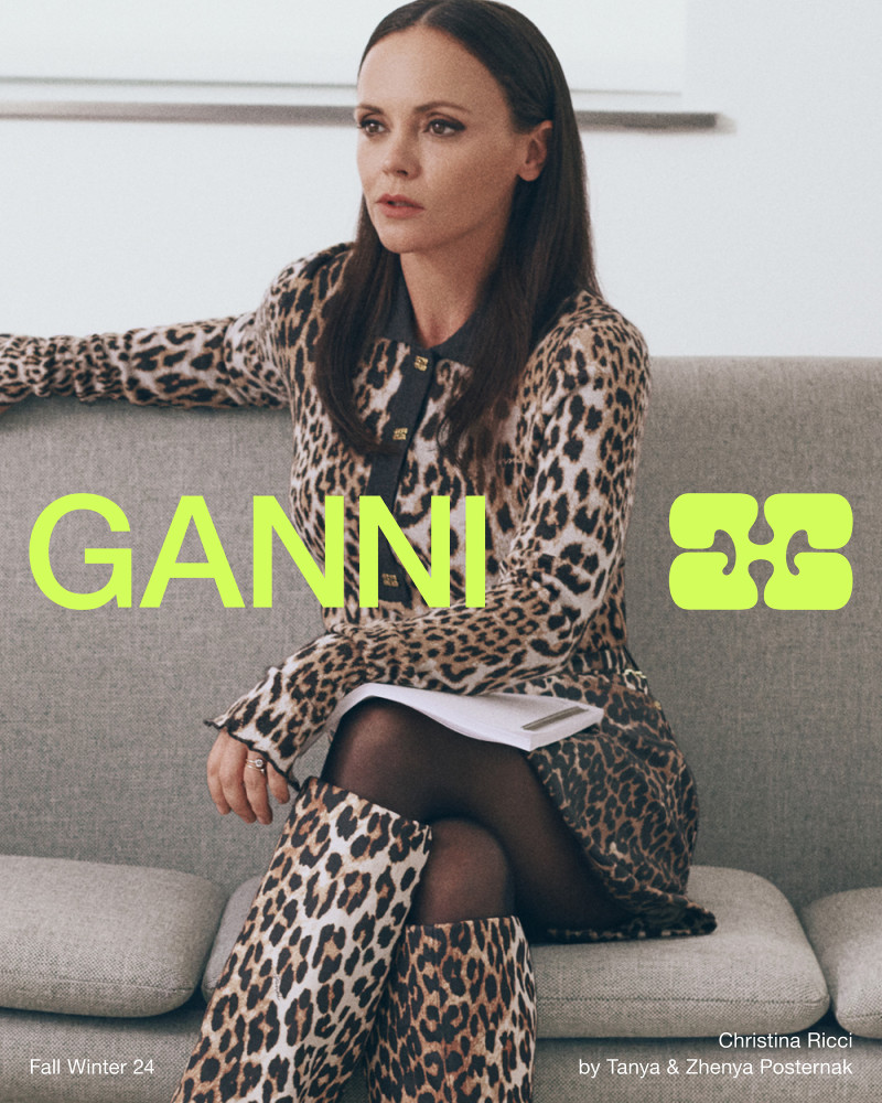 Ganni advertisement for Autumn/Winter 2024