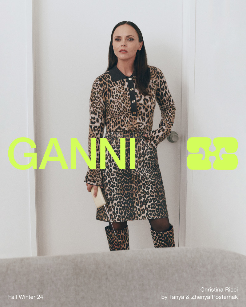 Ganni advertisement for Autumn/Winter 2024