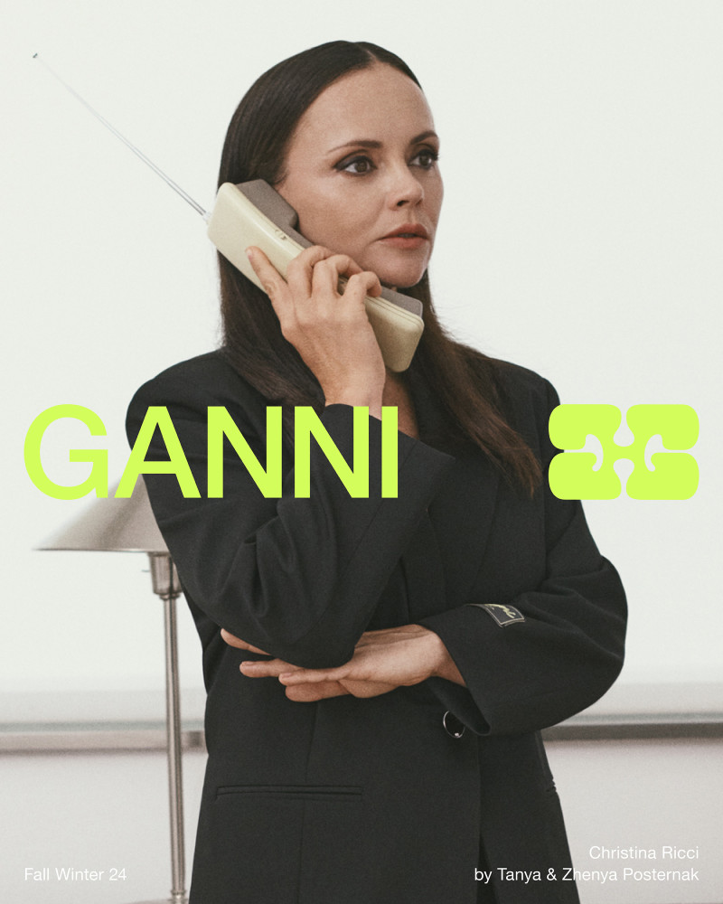 Ganni advertisement for Autumn/Winter 2024